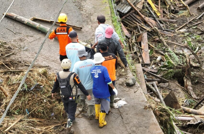  Korban Banjir Lahar Dingin Sumbar 58 Tewas, 35 Masih Hilang